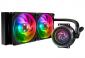 Liquid CPU Cooler: MasterLiquid ML240P Mirage Addressable RGB, Transparent Pump Design, 2x120mm RGB Mirage Fans, 240mm Radiator, Addressable RGB function via Controller or MotherBoard Sync Liquid CPU Cooler: MasterLiquid ML240P Mirage Addressable RGB, Transparent Pump Design, 2x120mm RGB Mirage Fans, 240mm Radiator, Addressable RGB function via Controller or MotherBoard Sync